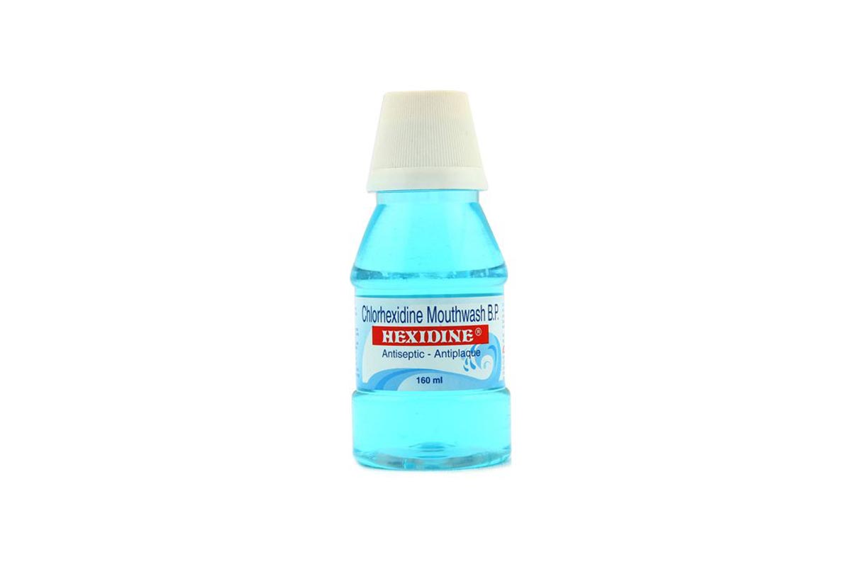 mouthwash with chlorhexidine