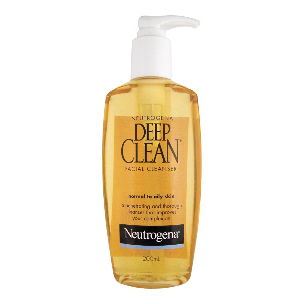 deep clean cleanser Nuetrogena facial